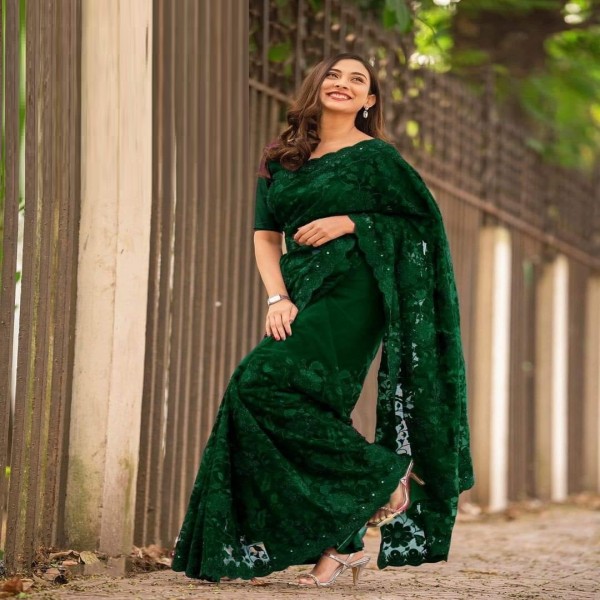 Latest Designer Georgette Saree S-114