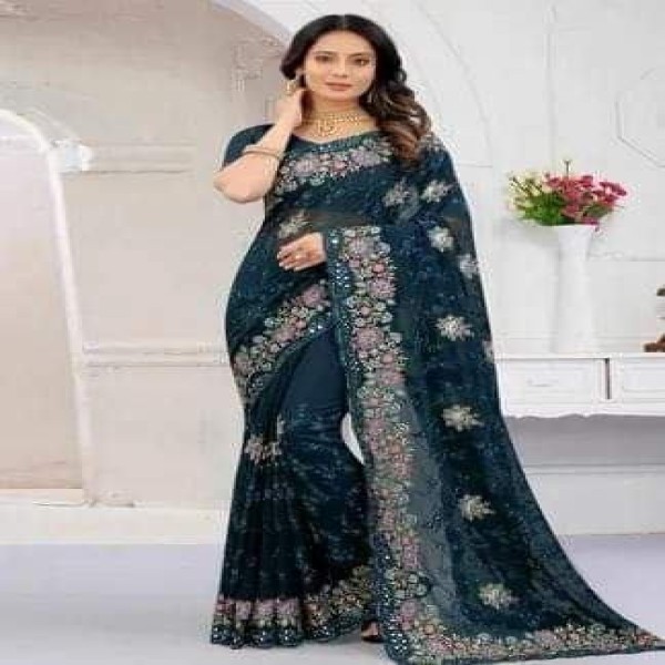 Latest Designer Georgette Saree S-118