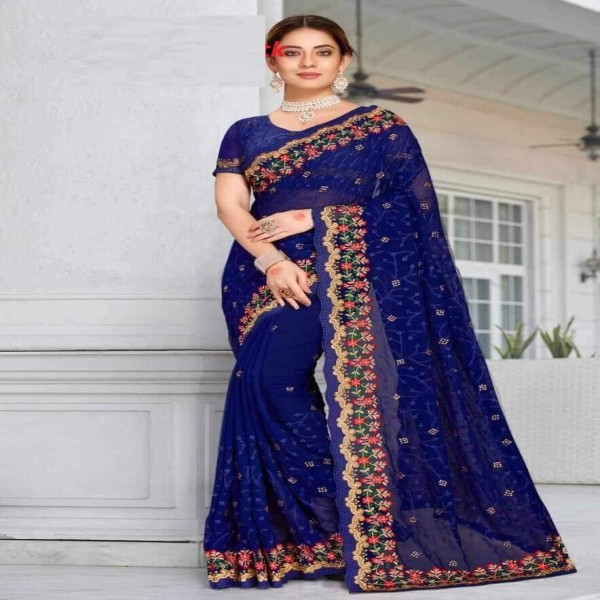 Latest Designer Georgette Saree S-141