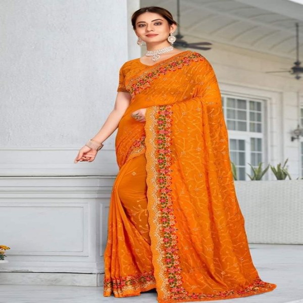 Latest Designer Georgette Saree S-144