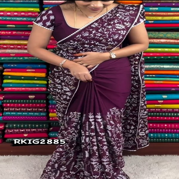 Latest Designer Georgette Saree S-150