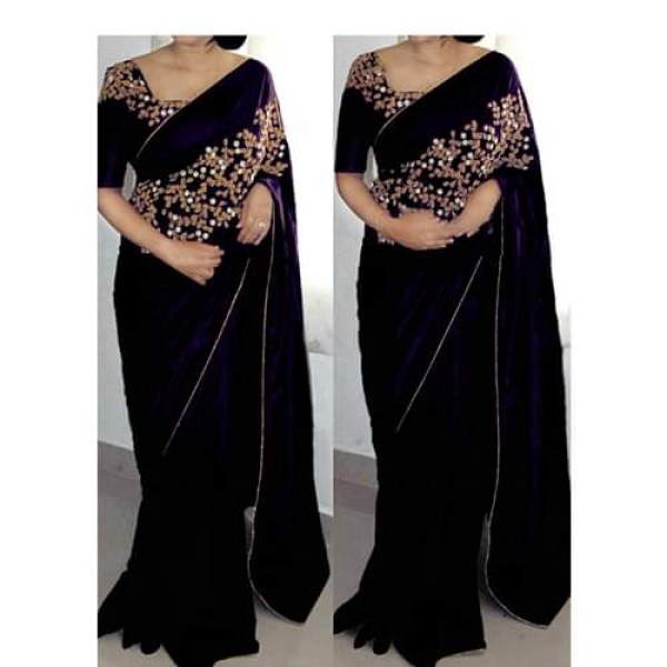 Latest Designer Georgette Saree S-156