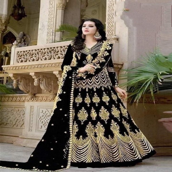 Georgette Embroidary Party Wear three peace 101