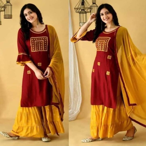 Exclusive Cotton Skin Print High Quality Three Piece For Women - 3 Pice Dress 09 (Copy)