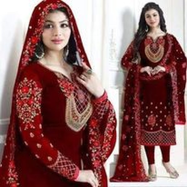 Georgette Embroidary Party Wear three peace 140