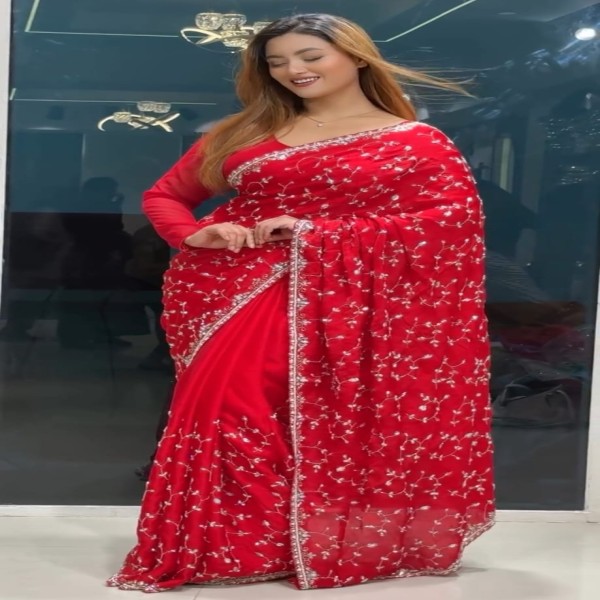 Latest Designer Georgette Saree S-138